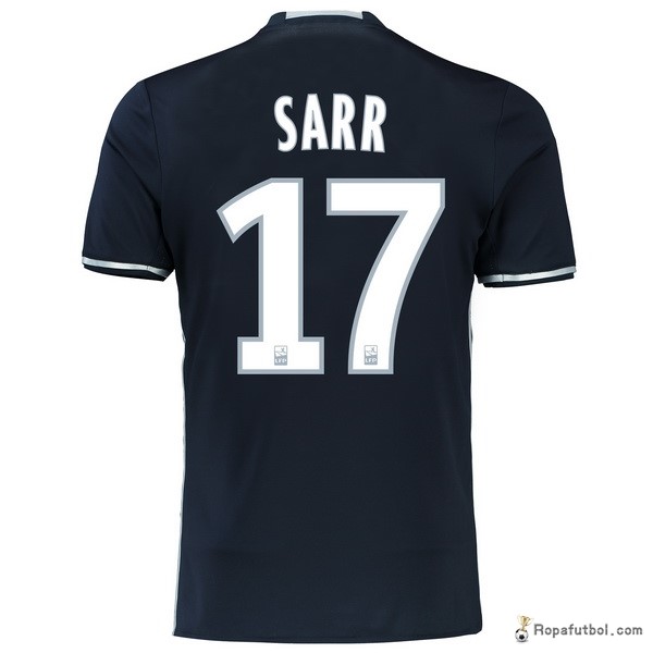 Camiseta Marsella Replica Segunda Ropa Sarr 2016/17 Negro